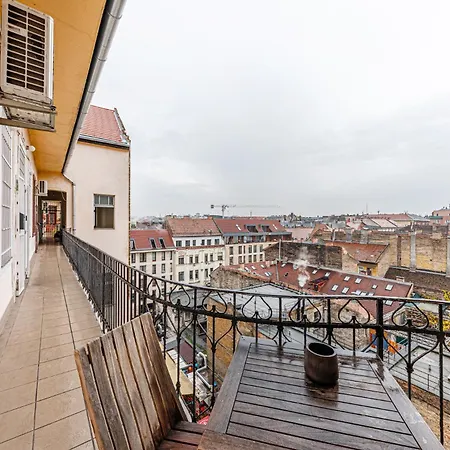 Luminosa Bright Flat With Ac Apartmán Budapešť